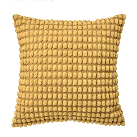 IKEA Accents Ikea Gullklocka Yellow Chenille Cushion Covers Set Of